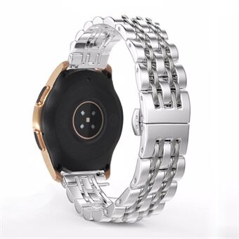 20 mm horlogeband van roestvrij Steel met vlindergesp voor Samsung Galaxy Watch 42 mm