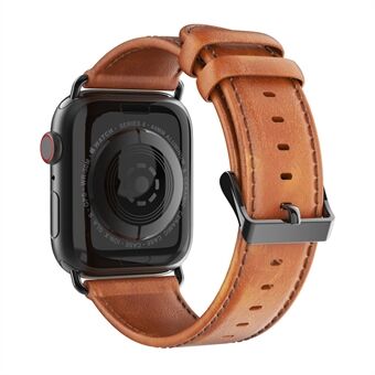 DUX DUCIS Zakelijke lederen horlogeband voor Apple Watch Series 5 4 44mm / Series 3 2 1 42mm