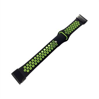 22 mm tweekleurige holle siliconen horlogeband voor Garmin Fenix 5 / Garmin Forerunner 935