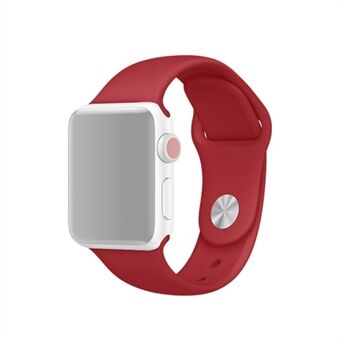 Vervanging van siliconen polsband voor Apple Watch Series 6 SE 5 4 40 mm / Series 3 2 1 38 mm (standaardlengte)