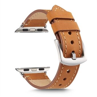 Crazy Horse lederen horlogeband voor Apple Watch Series 5 4 44mm / Series 3 2 1 42 mm