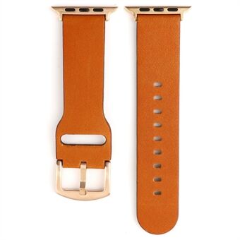 Echt lederen horlogeband voor Apple Watch Series 6 SE 5 4 40mm / Series 3 2 1 38mm