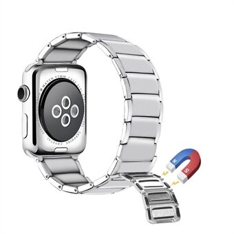 Magnetische Steel horlogeband voor Apple Watch Series 6 SE 5 4 40 mm / Series 3 2 1 38 mm