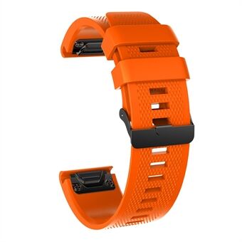 26 mm siliconen horlogeband voor Garmin Fenix 5X / 5X Plus / Fenix 3/3 HR met zwarte gesp