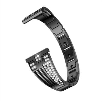 22 mm sectorvorm diamanten metalen horlogeband voor Samsung Galaxy Watch 46 mm / Gear S3