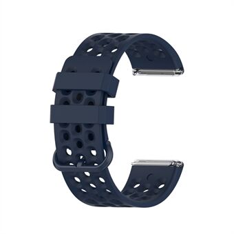 Siliconen Smartwatch Bandje voor Fitbit Versa 2 / Versa / Versa Lite - Navy