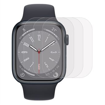 3-delige ultraheldere schermbeschermer voor Apple Watch Series 9 45 mm, zachte TPU-horlogebeschermfolie
