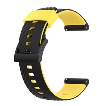 Tweekleurige siliconen vervangende accessoire horlogeband Polsband Armband voor Suunto Spartan Sport / Spartan Sport Pols HR / Suunto 9/9 Baro / Suunto 7 / Suunto D5