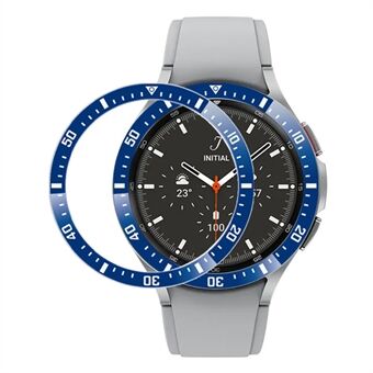 Voor Samsung Galaxy Watch4 Classic 42mm Horloge Bezel Loop Metal Adhesive Watch Bezel Cover Anti- Scratch Sticker Ring (Type A)