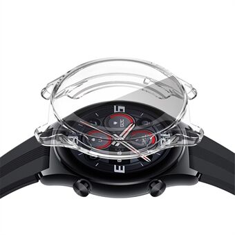 Voor Honor Watch GS3 Smart Watch TPU Beschermend Frame Volledige Cover Anti-kras Hoesje - Transparant