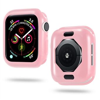 Voor Apple Watch Series 7 45 mm lichtgewicht zachte TPU effen kleur Smart Watch Case Cover: