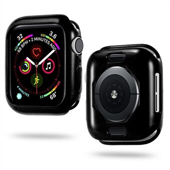 Voor Apple Watch Series 7 41 mm flexibele zachte TPU Stijlvolle effen kleur Smart Watch Case Cover
