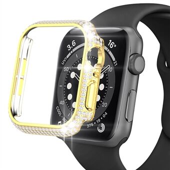 Voor Apple Watch Series 1/2/3 38 mm Strass Design Case Schokbestendig, uitgeholde harde pc-beschermhoes