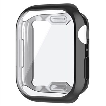 Voor Apple Watch Series 8 41mm Volledige Dekking Beschermhoes Galvaniseren Frame Anti Scratch TPU Horloge Cover: