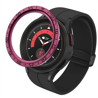 Voor Samsung Galaxy Watch 5 Pro 45 mm metalen horlogekast Cover Quick Release sporthorloge Case Protector met wijzerplaat
