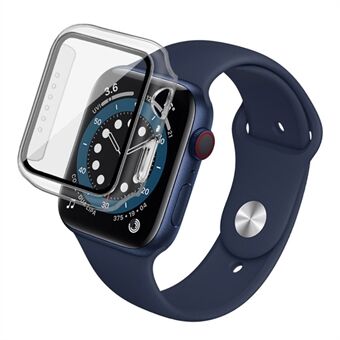 IMAK horlogekast voor Apple Watch SE 44 mm / SE (2022) 44 mm / horlogeserie 6 / 5 / 4 44 mm, Scratch met HD-schermbeschermer van gehard glas