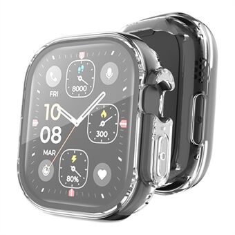 ENKAY HOED Prince Voor Apple Watch Ultra 49mm Soft TPU Volledige Dekking Beschermhoes Transparant Scratch Smartwatch Protector