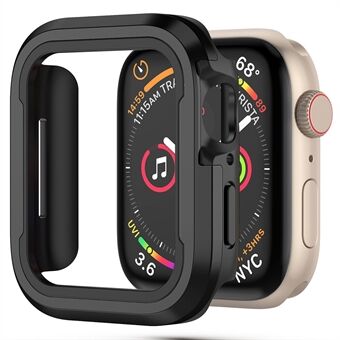 Voor Apple Watch Ultra 49 mm 2 in 1 aluminium frame + TPU bumper horlogekast Anti- Scratch beschermhoes - meerkleurig