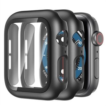 AHASTYLE WG46 2-delige pc-behuizing met film van gehard glas voor Apple Watch Ultra / Series 8 / 7 / 6 / 5 / 4 / SE / SE (2022) / 3 / 2 / 1