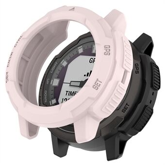Voor Garmin Instinct Crossover Zachte TPU Horloge Case Holle Shockproof Bumper Frame Cover