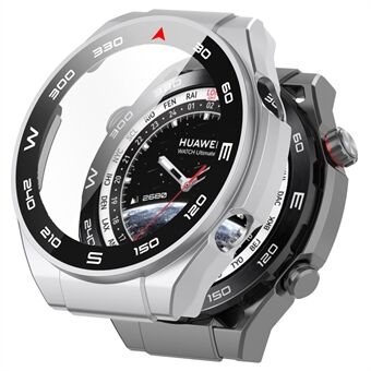 Voor Huawei Watch Ultimate harde pc-horlogekast rondom schokbestendige hoes met film van gehard glas