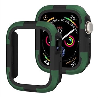 Beschermhoes voor Apple Watch Series 6 / 5 / 4 / SE / SE (2022) 40 mm TPU + PC Schokbestendig frame Watch Cover