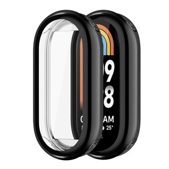 Voor Xiaomi Smart Band 8 Electroplating TPU Cover Volledige bescherming horlogekast