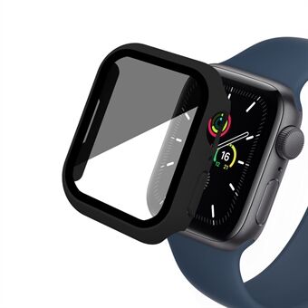 Voor Apple Watch Series 6 / 5 / 4 / SE / SE (2022) 40 mm matte pc-horlogekast met anti- Spy van gehard glas