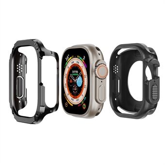 Horloge Case voor Apple Watch Series 8 7 41mm / Series 6 5 4 SE (2022) SE 40mm TPU+PC Shockproof Frame Cover