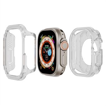 PC+TPU Horloge Case voor Apple Watch Series 8 7 45mm / Series 6 5 4 SE (2022) SE 44mm Scratch Frame Cover