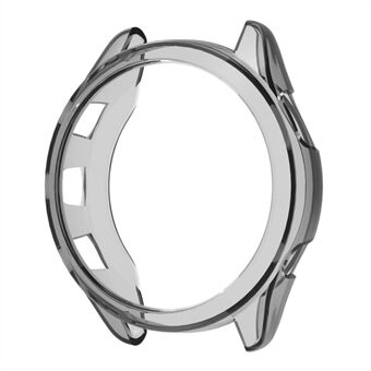 ENKAY HAT Prince voor Garmin Forerunner 965 TPU Horloge Case Frame Anti- Scratch Transparante Half Body Cover