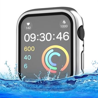 IP68 waterdichte horlogekast voor Apple Watch Series 7 / 8 41 mm, gehard glazen schermbeschermer PC Watch Cover