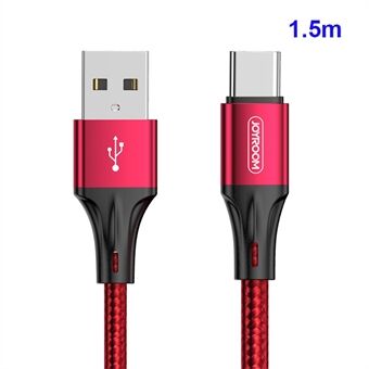 JOYROOM 1.5M Nylon Gevlochten Type-C USB Data Sync Oplaadkabel voor Samsung Huawei Xiaomi