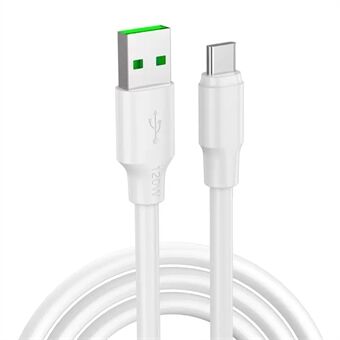 PINZUN PX-10 1m 6A USB naar Type-C Kabel 6A Snel Opladen Datatransmissielijn voor Huawei, Sony, Xiaomi