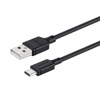 MOMAX 0.3M USB Type-C naar USB-A Data Sync Oplaadkabel voor Samsung Huawei Xiaomi - Zwart