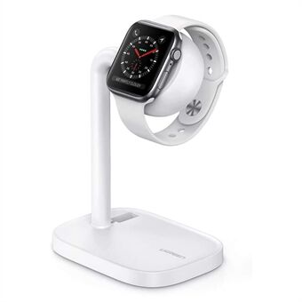 Stand voor Apple Watch Series 7/6 / SE / 5/4/3/2/1 45-graden bureaustandaard Oplaadstation bij het bed