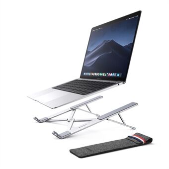Stand 20642 Verstelbare, meerhoekige draagbare aluminium laptophouder voor MacBook Air Pro -laptops