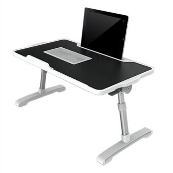NBT400 Verstelbare Hoogtehoek Laptoptafel met Koelventilator Opvouwbaar Bed Bank Laptopblad