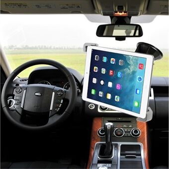 Universal zuignaphouder voor automontage voor iPad Samsung Etc Tabs, Breedte: 17,7-27 cm