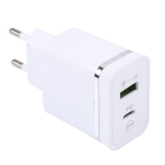 46-A2C2 20W PD + QC3.0 USB-snellader Type-C / USB-A dubbelpoorts voedingsadapter