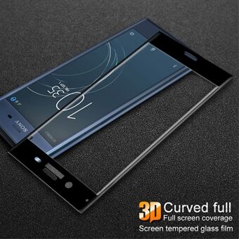 IMAK 3D Curved Full Cover Screenprotector van gehard glas voor Sony Xperia XZ1