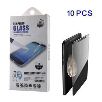 10st / set voor iPhone (2019) 5,8 "/ XS / X 5,8-inch 0,3 mm mobiele schermbeschermfolie van gehard glas (Arc Edge)
