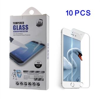 10st / set voor iPhone 7 4,7 inch 0,3 mm schermbeschermers voor mobiele telefoons in gehard glas (Arc Edge)