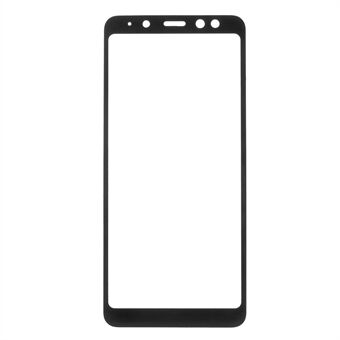 Screenprotector van gehard glas met volledige dekking voor Samsung Galaxy A8 (2018) - Zwart