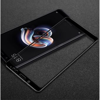 IMAK Volledige Dekking Anti-explosie Gehard Glas Screen Protector voor Xiaomi Redmi Note 5 Pro (Dual Camera) / Redmi Note 5 (China) - Zwart
