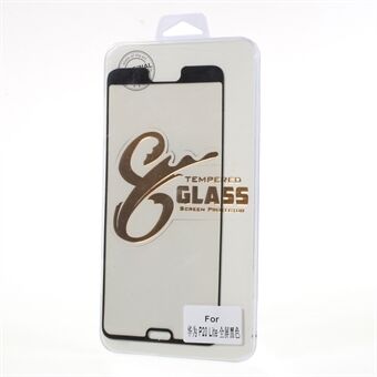 Full Cover Screenprotector van gehard glas voor Huawei P20 Lite / Nova 3e (China) - Zwart