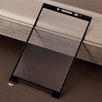 RURIHAI 3D gegalvaniseerde Edge 0,26 mm volledig gehard glazen schermbeschermer voor BlackBerry Key2 - zwart