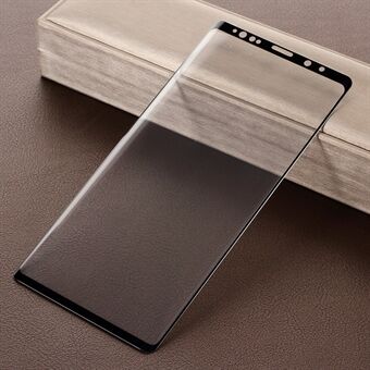 Full cover gehard glas screenprotector voor Samsung Galaxy Note9 - zwart