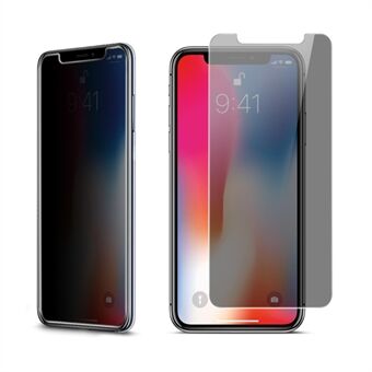 IMAK Anti-peep 9H Screenprotector van gehard glas voor iPhone (2019) 5,8" / XS / X 5,8-inch