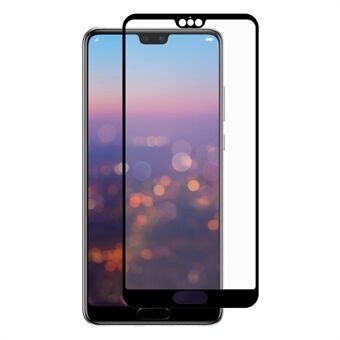 HAT Prince Full Adhesive Full Size 0.26mm 9H 2.5D Arc Edge Tempered Glass Screenprotector voor Huawei P20